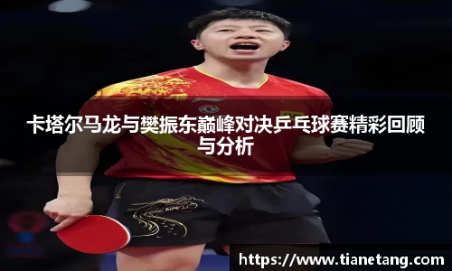 卡塔尔马龙与樊振东巅峰对决乒乓球赛精彩回顾与分析